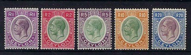 Image of Ceylon/Sri Lanka SG 363/7 VLMM British Commonwealth Stamp